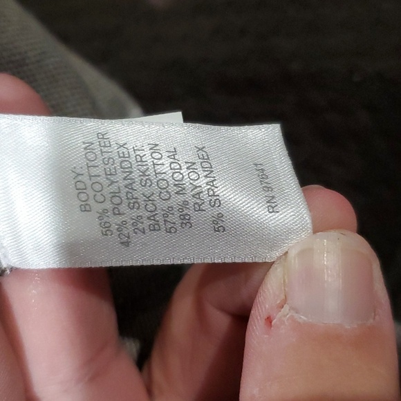 J Jill plaid short sleeve comfort dress grey tan - Picture 6 of 6